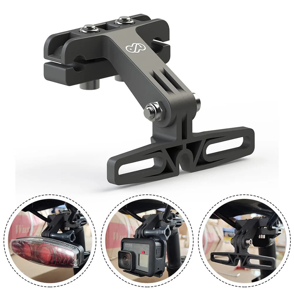 E-Bike Tail Light Bracket Saddle Support GoPro Mount Cycling Taillight Holder Bicycle Lamp Parts