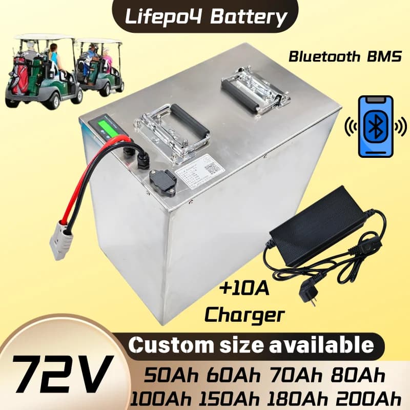 XNY 72V Lifepo4 50Ah -200Ah Lithium Battery for Scooter Motorcycle Tricycle Electric Four-Wheels Car