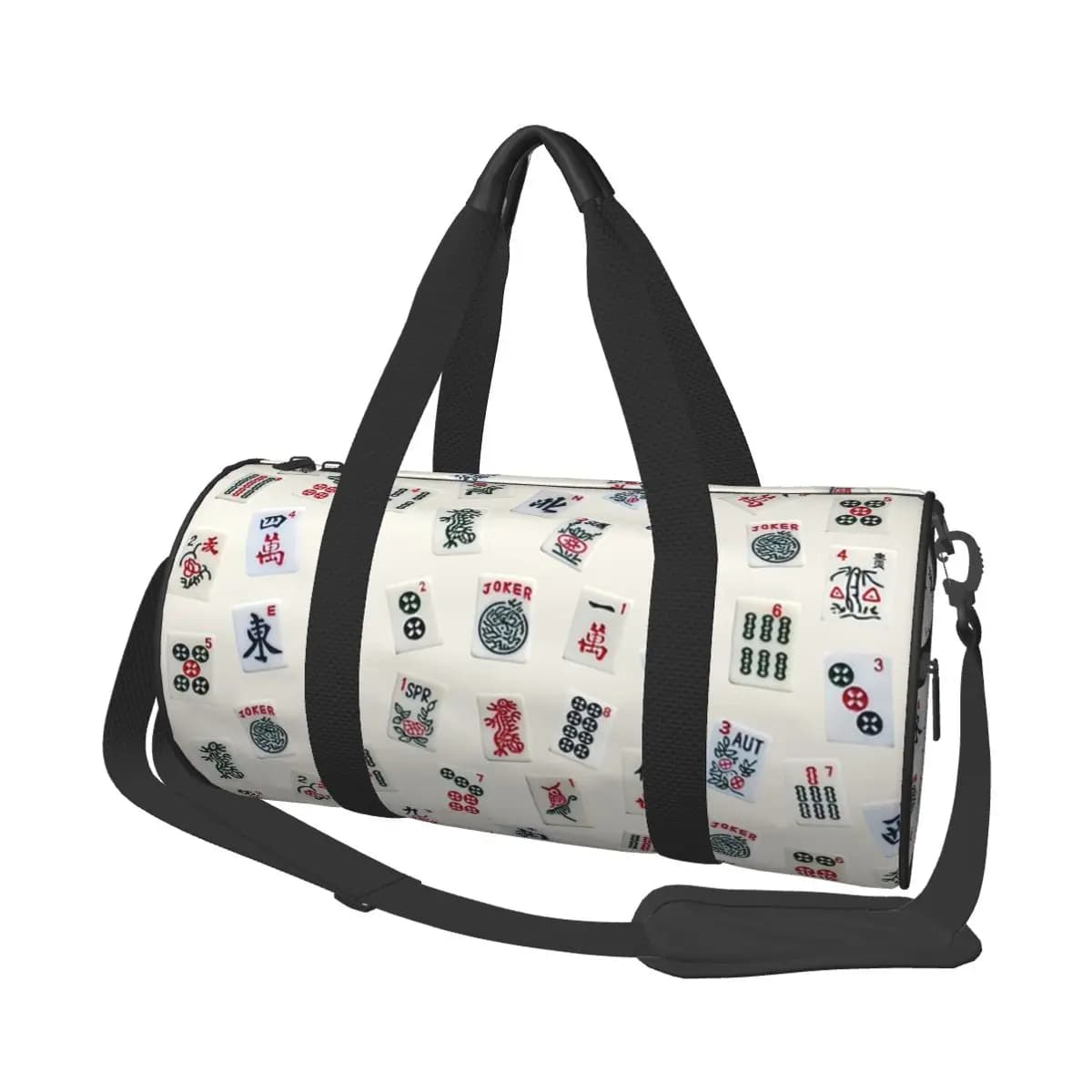 Mahjong Game Tiles Design Borsone grande da palestra Borsone multifunzionale Borse da viaggio Borse Borsa fitness