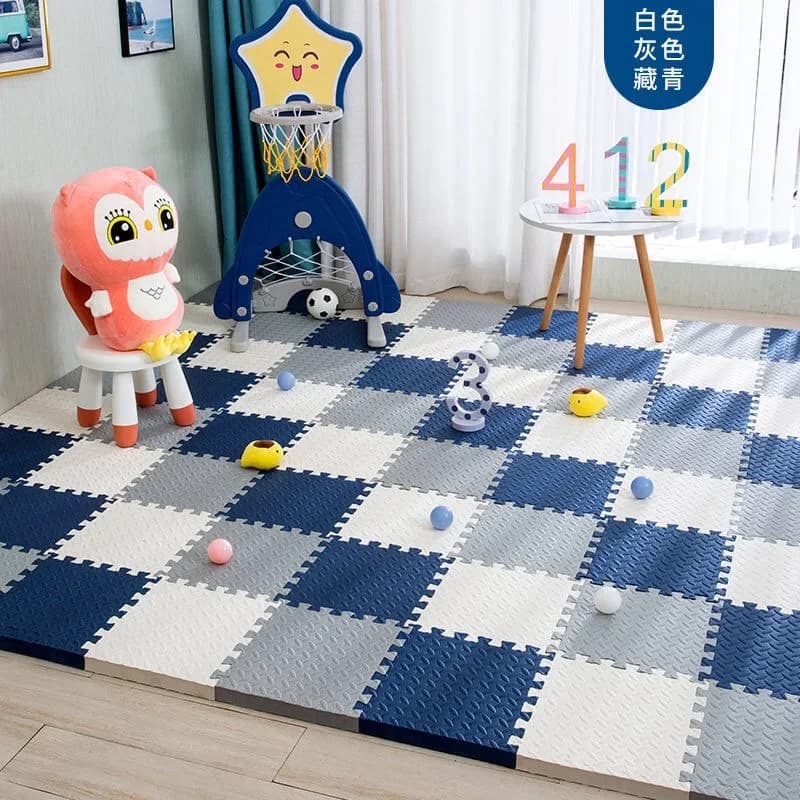 12 pcs foam game mat for kids puzzle mat incastro exercises tile carpet toy carpet soft 30*30*1 cm