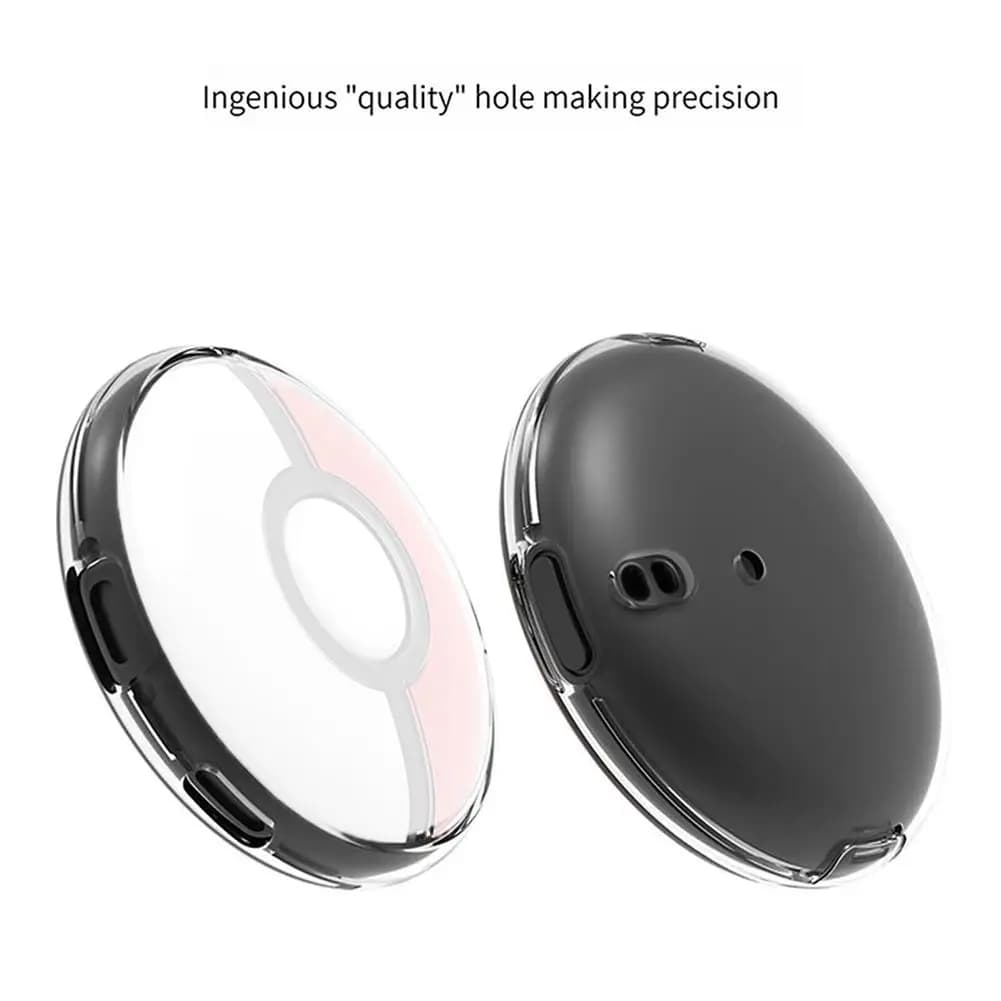 Per Poké Mon GO Plus Custodia protettiva per PC Guscio rigido trasparente portatile con accessori per giochi con corda a mano