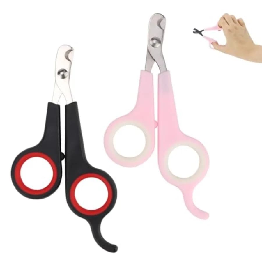 Pet Nail Clippers Grooming Tool Nail Scissors Clipper Nail Trimmers for Small Animals Pet Bird Parrot, 2.4x4.6 Inch