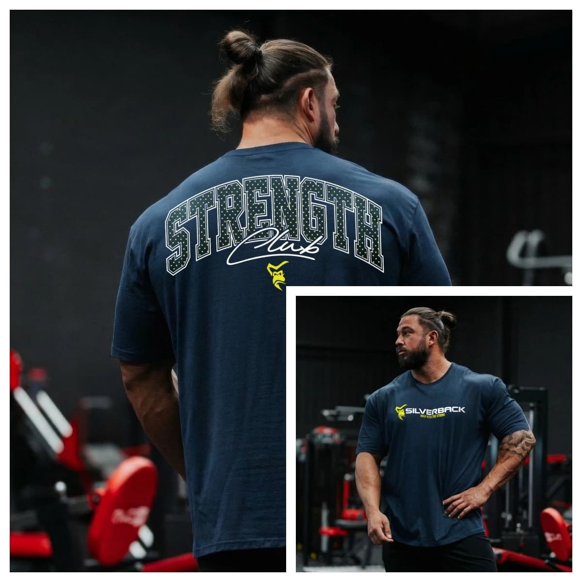 Nuova T-shirt 2026 GYM con stampa Gorilla – T-shirt Strength Club 2026 – Silverback Gymwear