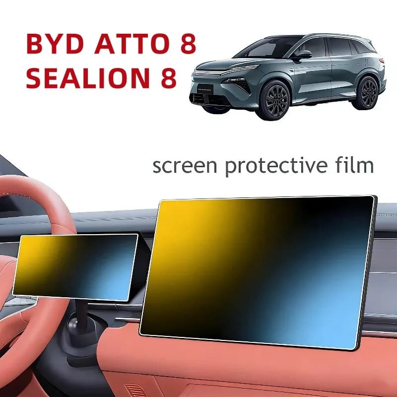 Per BYD ATTO 8 SEALION 8 2025 2026 TANG L DMI DMP Pellicola proteggi schermo temperata Navigazione GPS Cruscotto Accessori