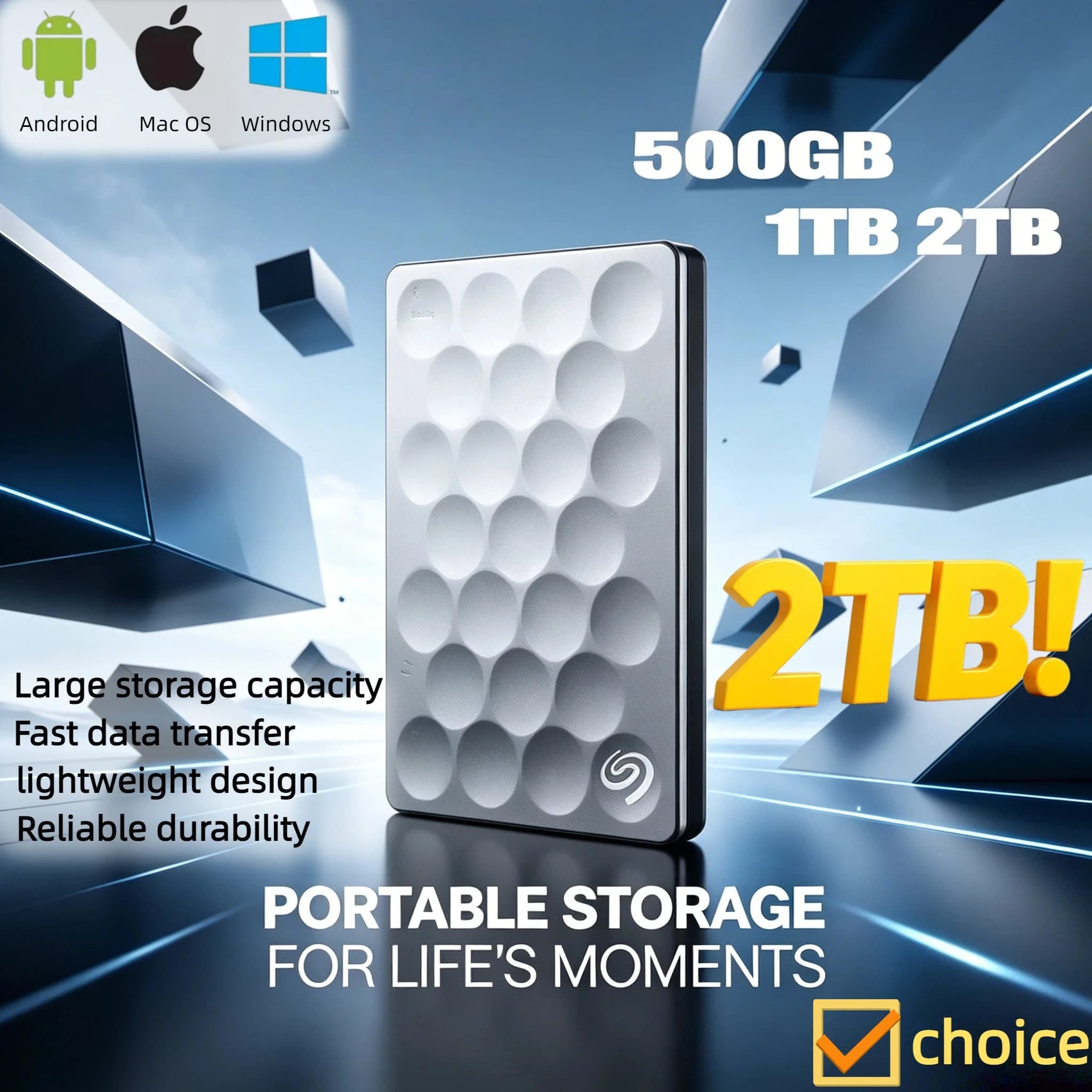 OEM per Seagate Ultra High Speed 2.5 HDD Esterno Portatile USB 3.0 Espansione Memoria per Laptop Notebook PC