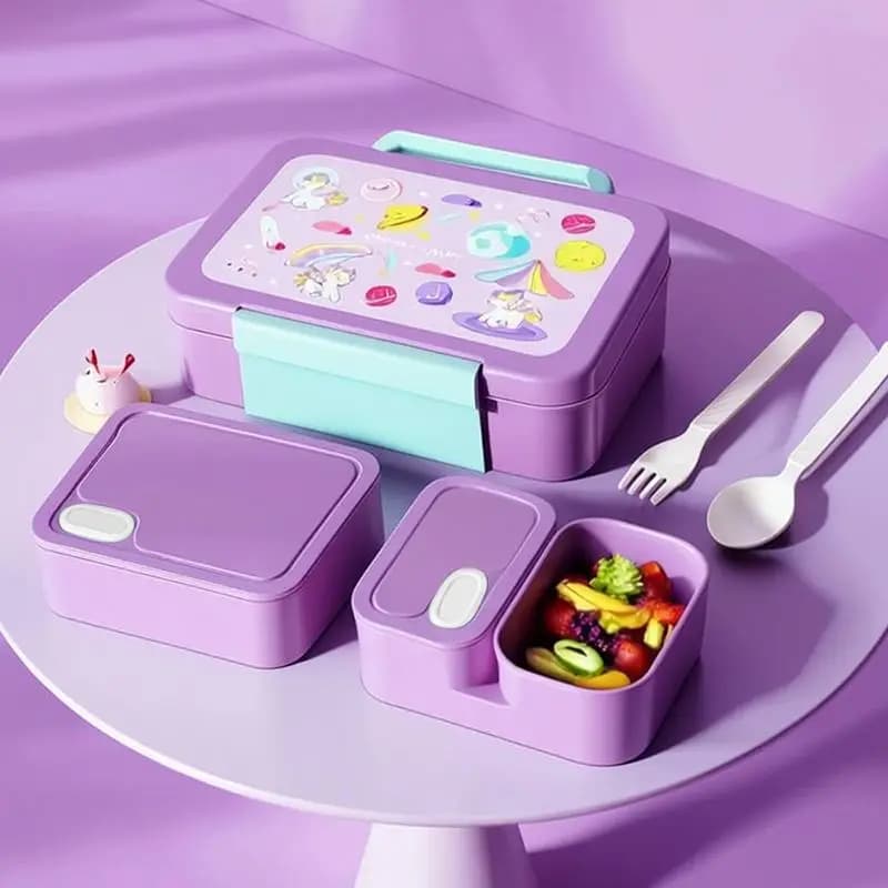Portapranzo per studenti, insalata, bento portatile, forno a microonde, portapranzo per caffetterie