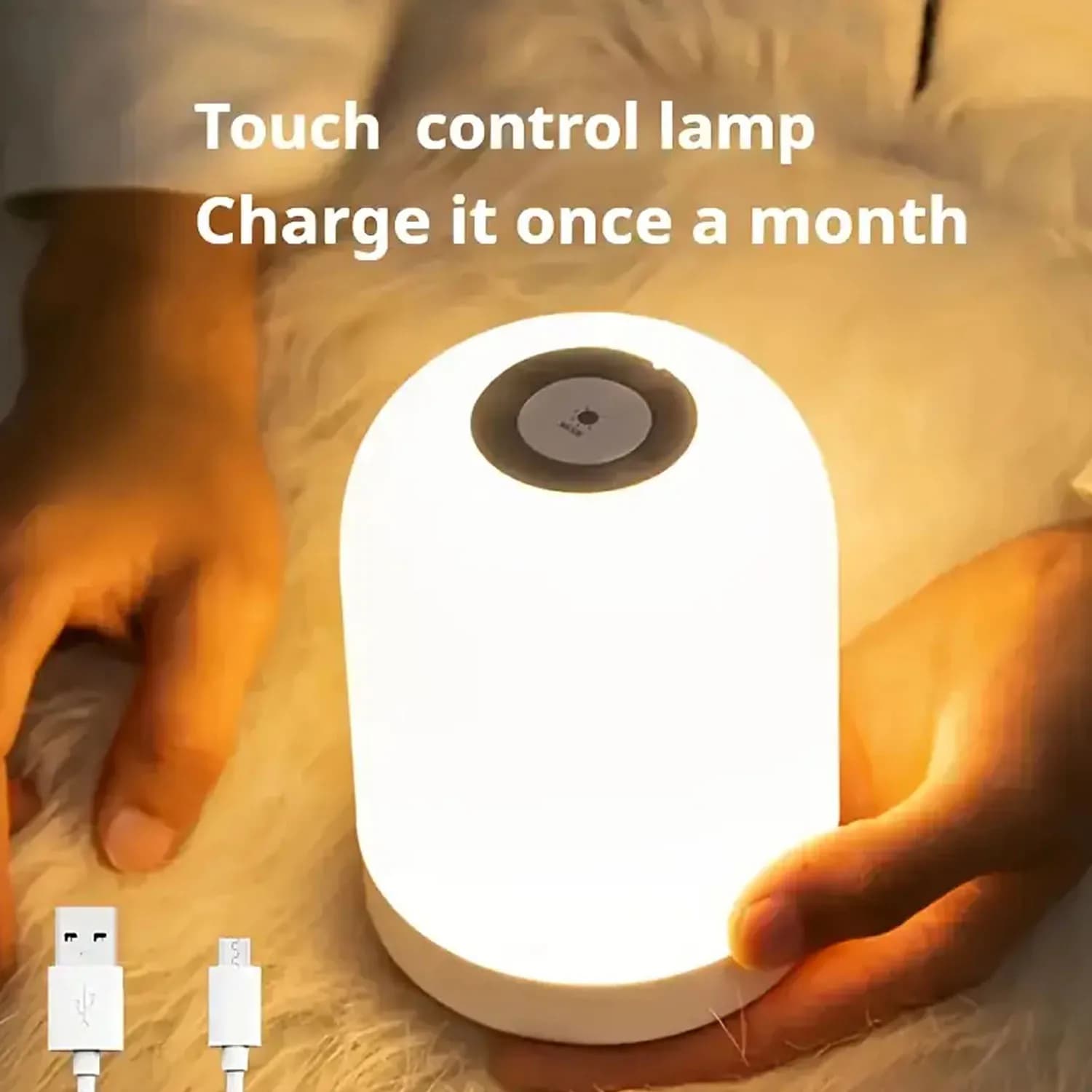 Luce notturna touch, lampada da tavolo dimmerabile, luce notturna touch portatile, mini lampada notturna, regalo, perfetta per camera da letto, soggiorno