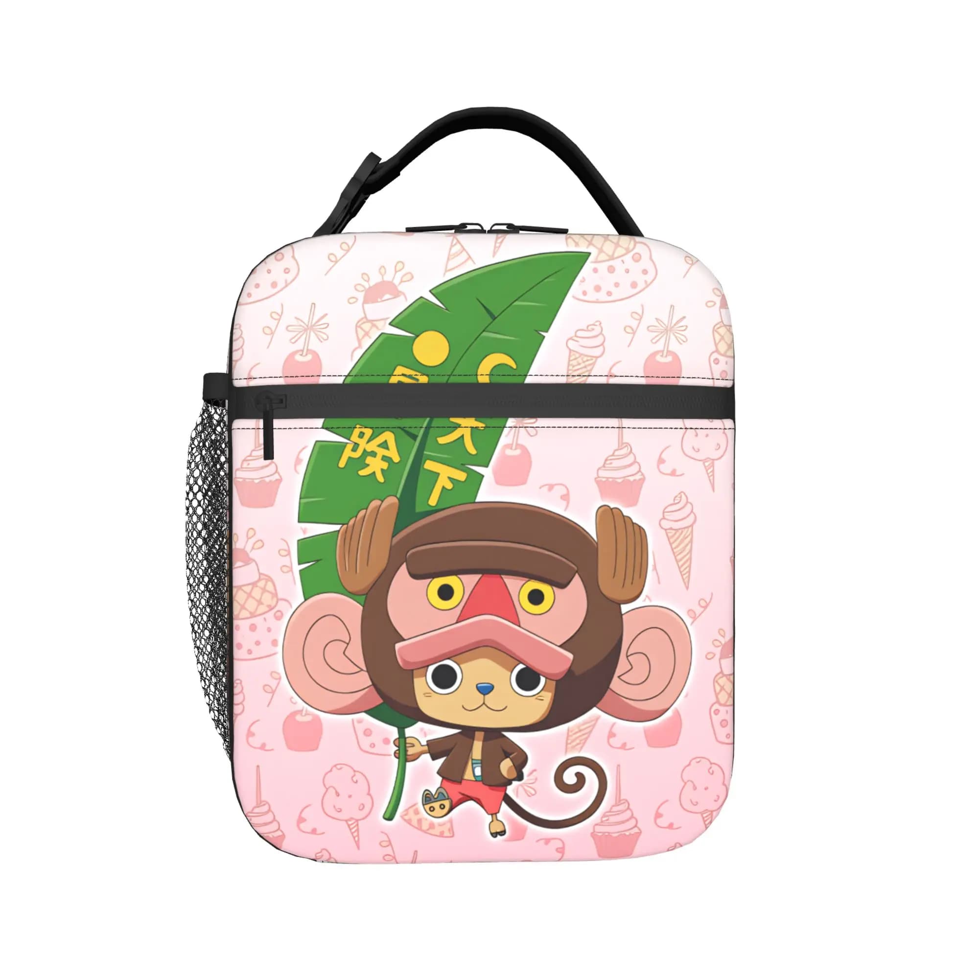 One P-Pieces Tonys Choppers Insulated Lunch Bag for Outdoor Picnic Funny Adventure Anime Comic Resuable Cooler Thermal Bento Box