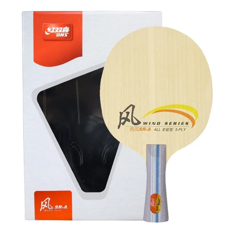 DHS SIROCCO lama da ping pong allround 5 strati in legno puro per racchette per principianti racchetta da ping pong paddle