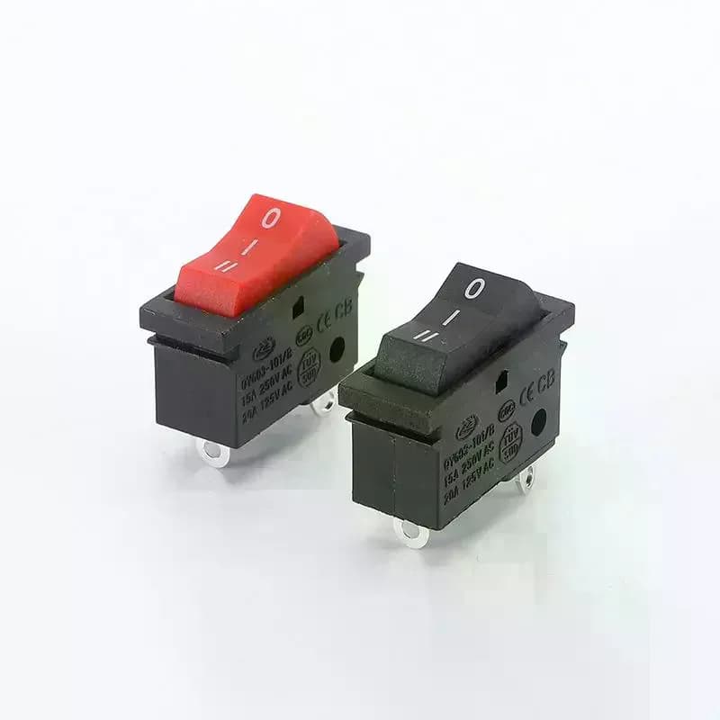 1Pcs Electric Hot Water Bottle Heater 3 Gear Toggle Type Black Red Electrical Hair Dryer Button On Off DIY Accessories