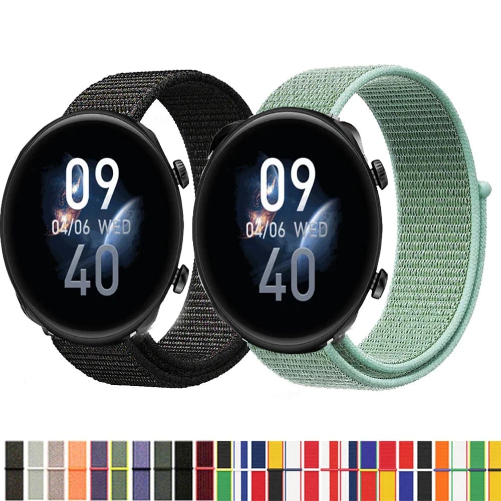 Cinturino in nylon per Zeblaze Btalk 3 Plus Smartwatch Bracciale di ricambio Cinturino sportivo Correa per Zeblaze Btalk 3 Plus Band