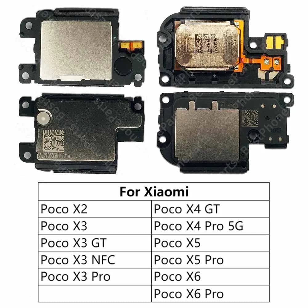 Altoparlante Per Xiaomi Poco X5 X6 Pro 5G X2 X3 NFC X4 GT Altoparlante Cicalino Suoneria Modulo Audio Parti di Ricambio
