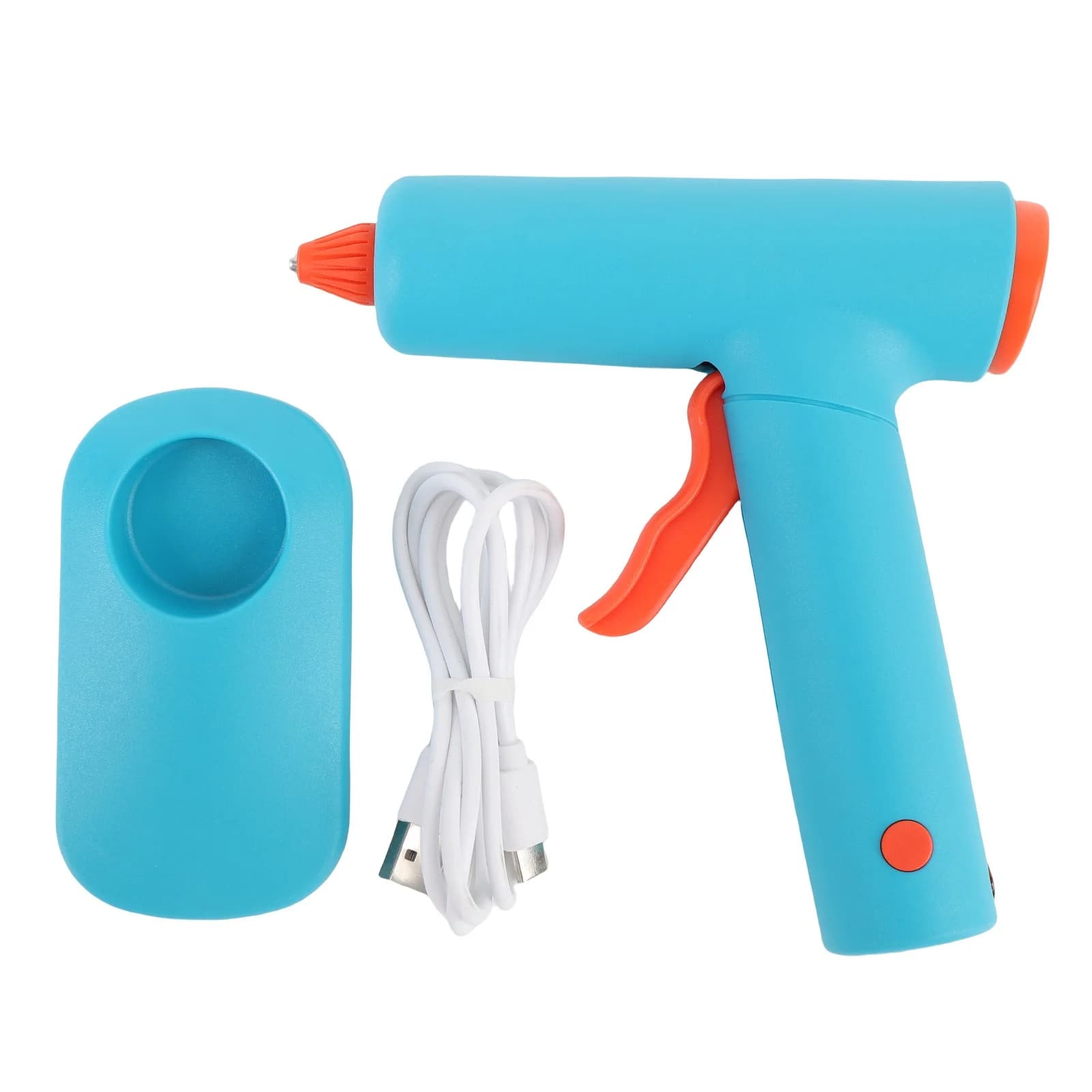 20W Cordless Hot Glue Gun 90s Fast Heating Rechargeable Handheld Glue Gun Kit for Home Repairs Crafting Projects