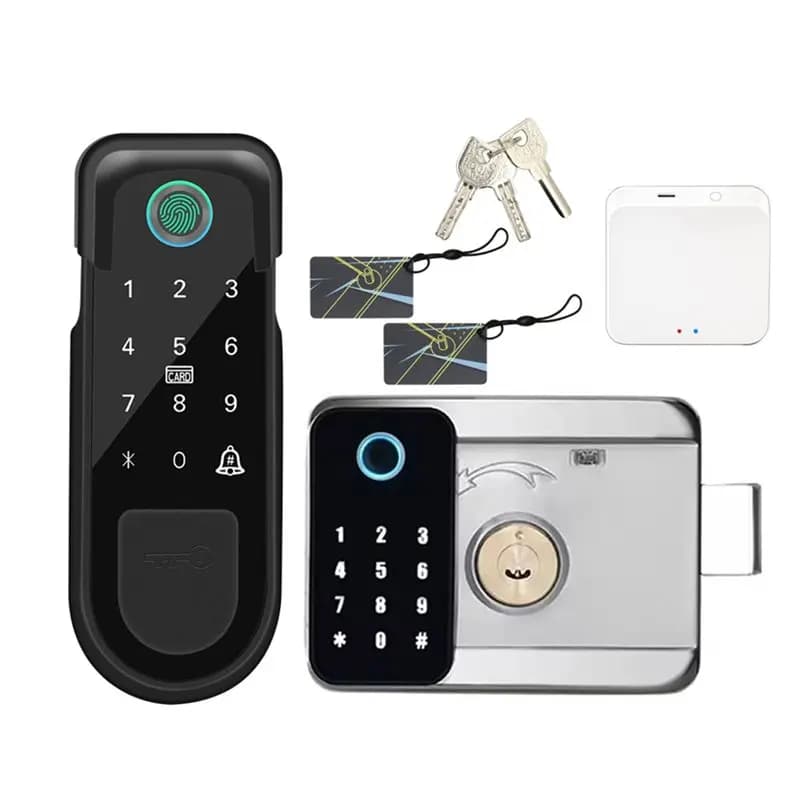 【ADD TO CART】Per Tuya Smart Lock Impronte digitali Home Lock Bluetooth Serratura per porta Keyless Entry Impronta digitale per Tuya App Chiave IC Card M