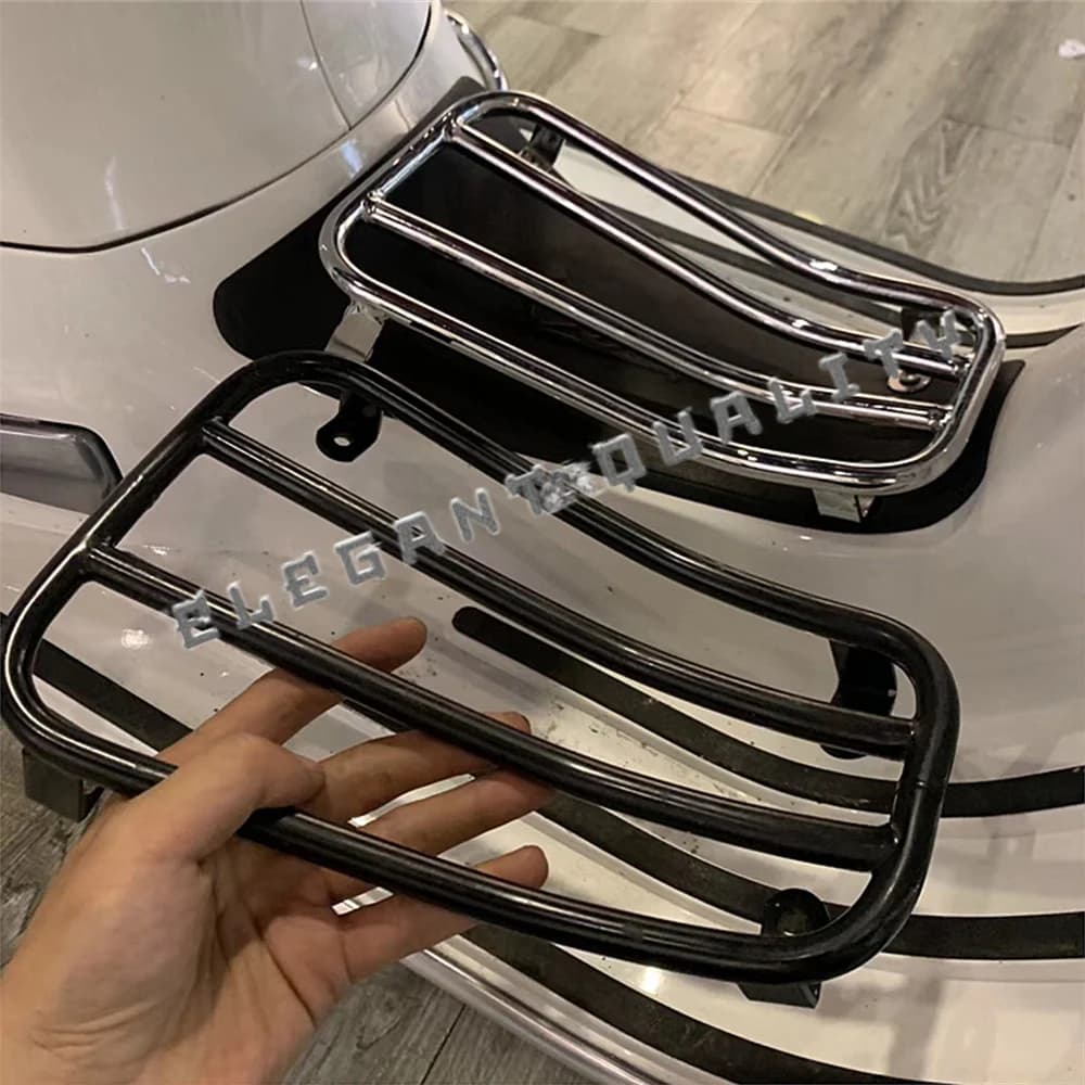 Supporto per Pedana Posteriore e Portapacchi per Moto, Compatibile con Piaggio Vespa LX 150 S150 GTS GTV 300 Sport Sprint Primavera 150