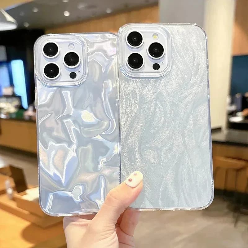 Per Xiaomi Mi 15T 5G 15T Pro Mi15T Pro Mi15tPro Custodia Morbida Argento Camlet Laser Cover Posteriore Coque Capa Carcase
