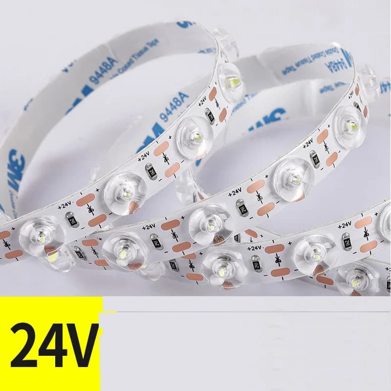 1m 2m 3m 4m 5m 10m 24v LED Strip Waterproof 18w/m Shadeless Optical no dot Cabinet Lightbox Billboard Logo 3000k 4000k 6000k
