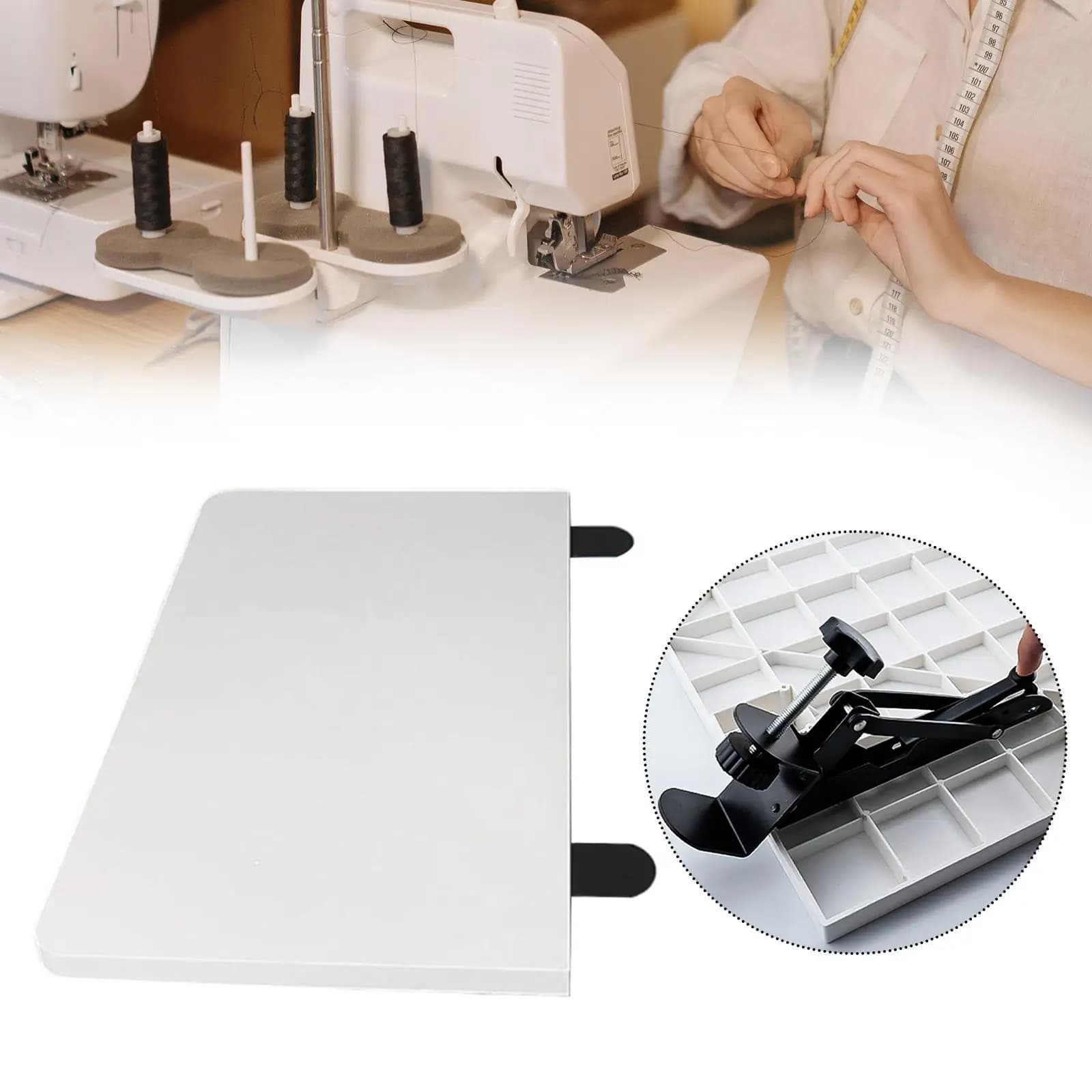 Accessorio per trapuntatura in plastica di ferro per tavolo di estensione per macchina da cucire domestica per artigianato fai-da-te