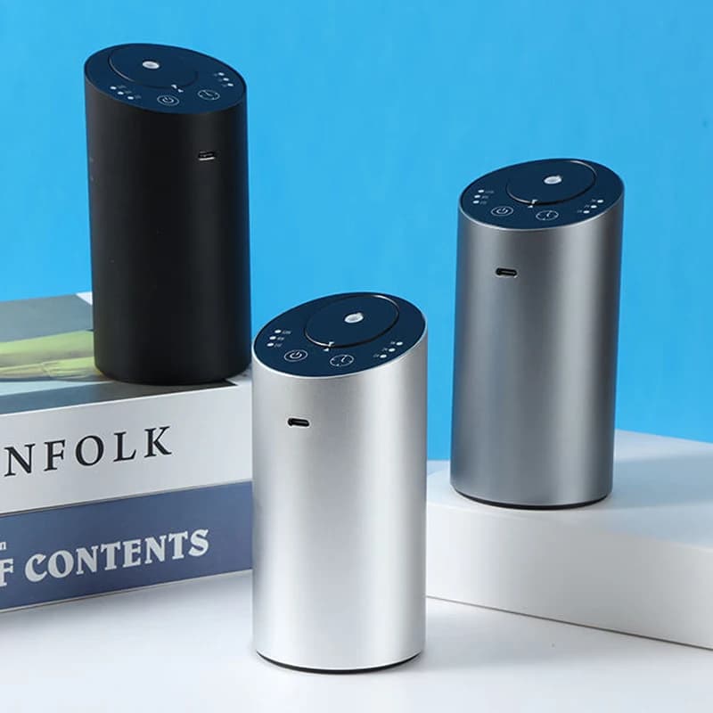 Car fragrance diffuser Professional scent diffuser for car deodorant Electric odor for domestic rechargeable water diffuser