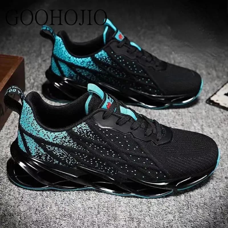 Scarpe Casual da uomo in Mesh comode scarpe maschili traspiranti con suola spessa Ligh Soft Running Gym scarpe da uomo Sneakers Jogging All-match