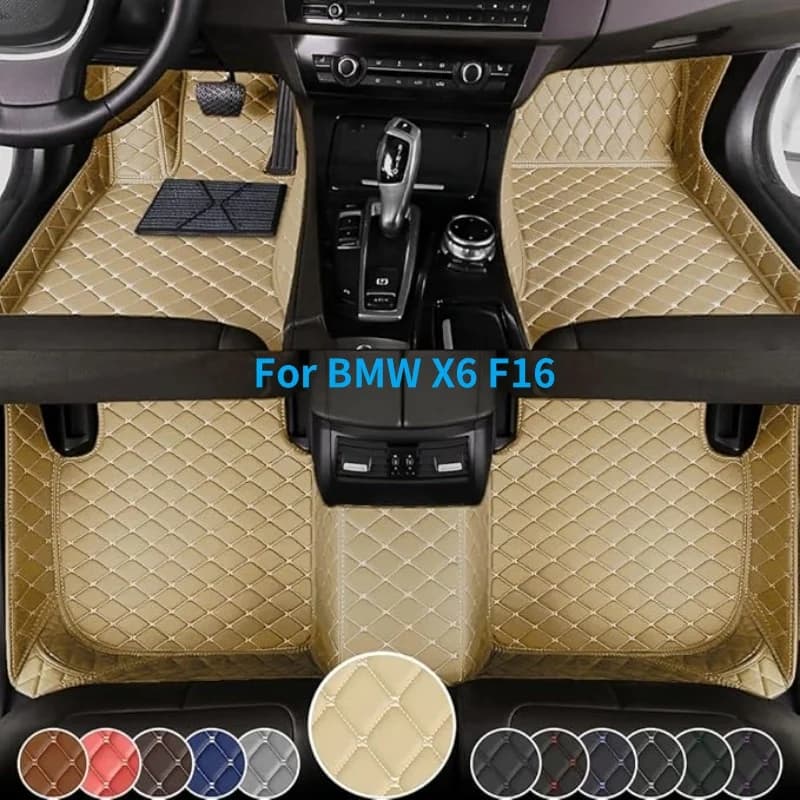 Custom Carpets for BMW X6 F16 2015 2016 2017 2018 2019 Year Cover Mats for Luxury Flooring Car Accessories