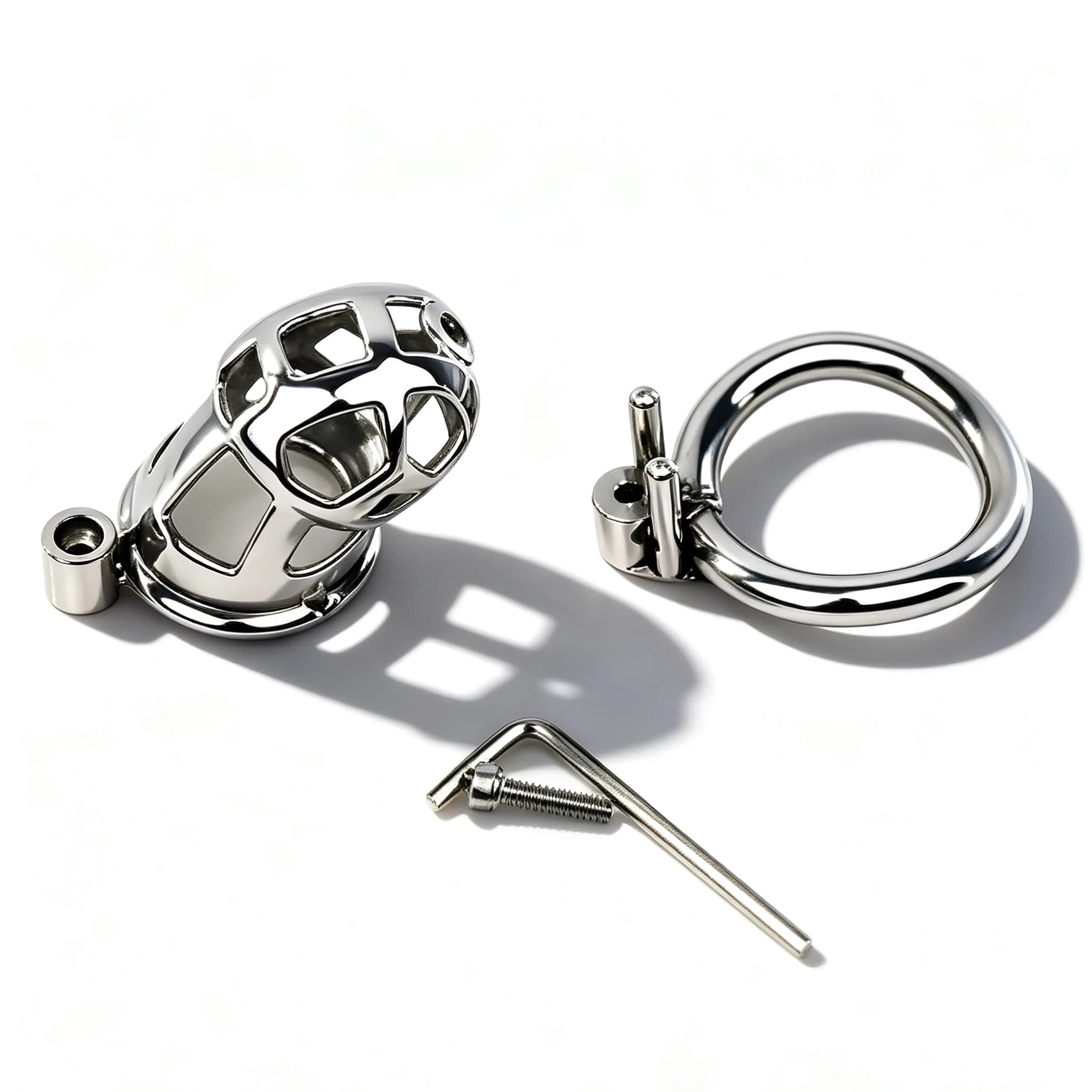 New Mamba Metal Chastity Cage Devices Penis Lock Penis Cage Cock Rings Men Cuckold Lockdown Bird Adult Sex Toys For Men Gay 18+
