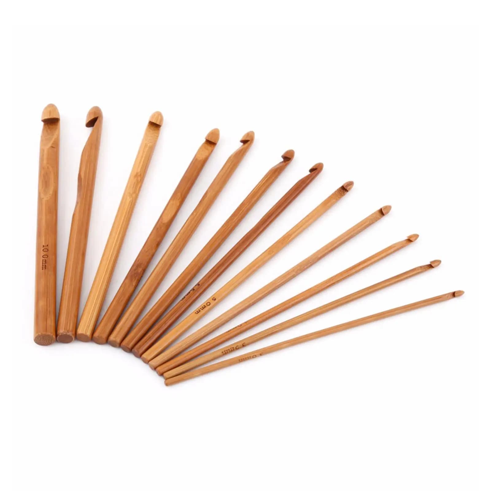 Crochet Hook Yarn Knitting DIY Crafts Kit for Sweater Scarf Hat Interchangeable