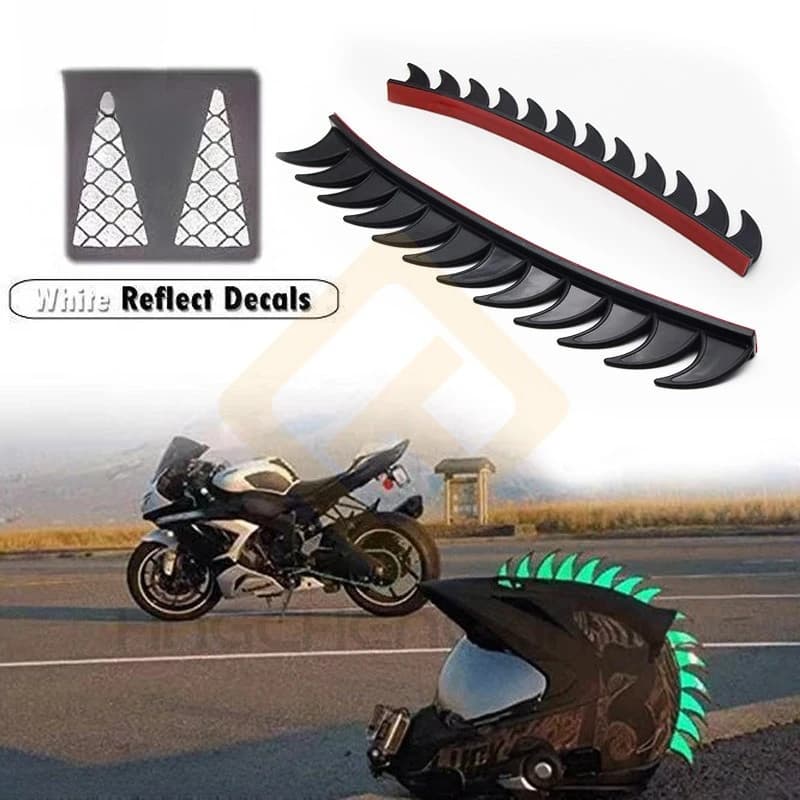 Decorazione per Casco da Moto, Adesivo Riflettente Universale Personalizzato per Modifica, Adesivo Decorativo per Carrozzeria