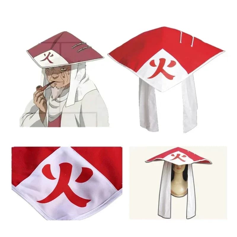 Anime Shippuden Uzumaki Hokage Bamboo Fancy Party Performance Cap Comic Seven Cosplay Hat NM34