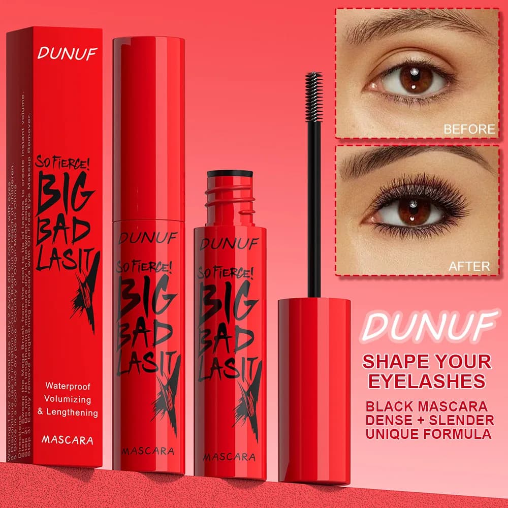 Black Mascara Waterproof Extension Curling 24 hour smear proof Wearing without scales for sensitive eyes Gym Daily Swimming