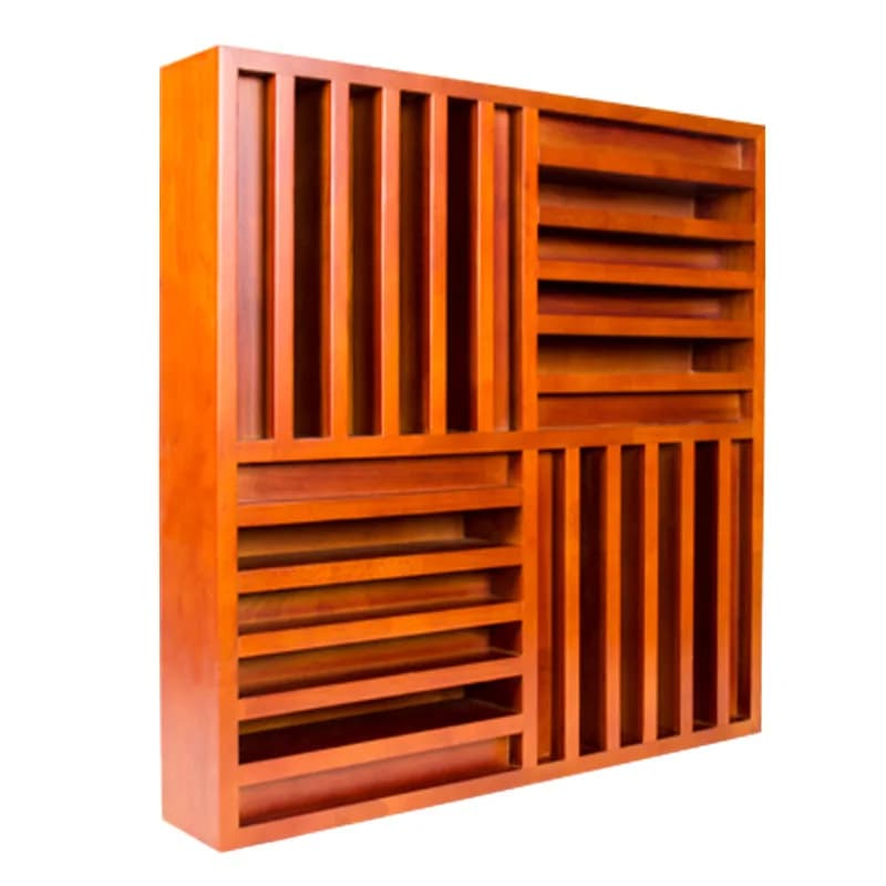 Pannello fonoassorbente in legno massello per interni, materiale isolante acustico per sale conferenze