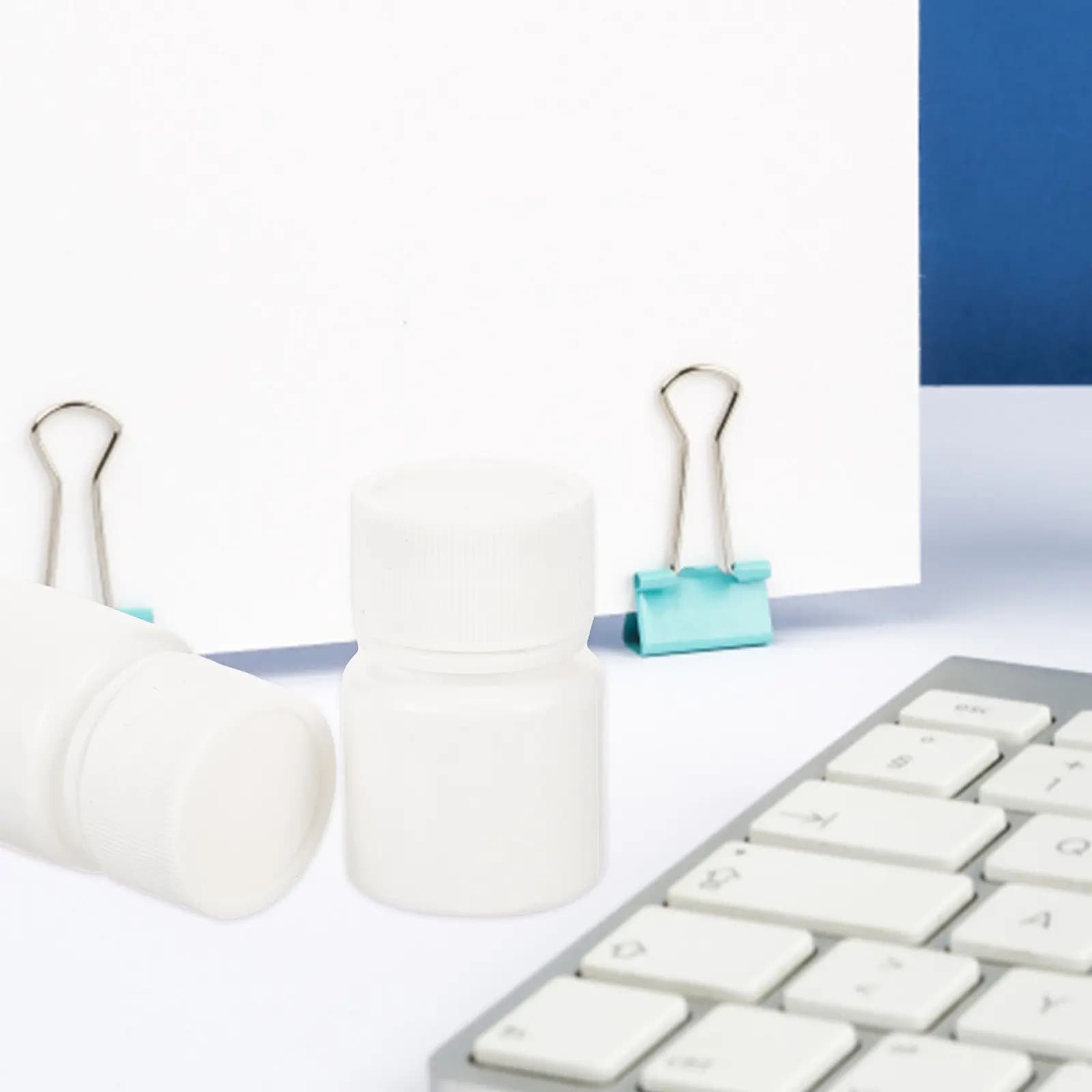Contenitore per medicinali in plastica da 30 pezzi, contenitore per pillole, contenitore a prova di perdite, portatile per viaggi, vitamine, integratori, compresse