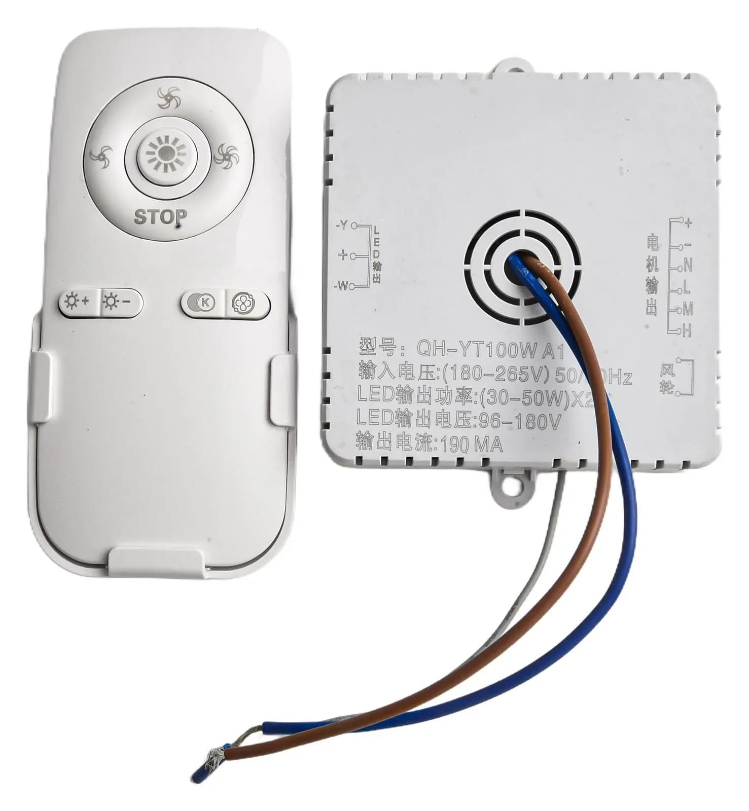 Ventilatore da soffitto per camera da letto telecomando 100W ricevitore accessori per Driver ventilatore da soffitto comune sostituzione Kit telecomando
