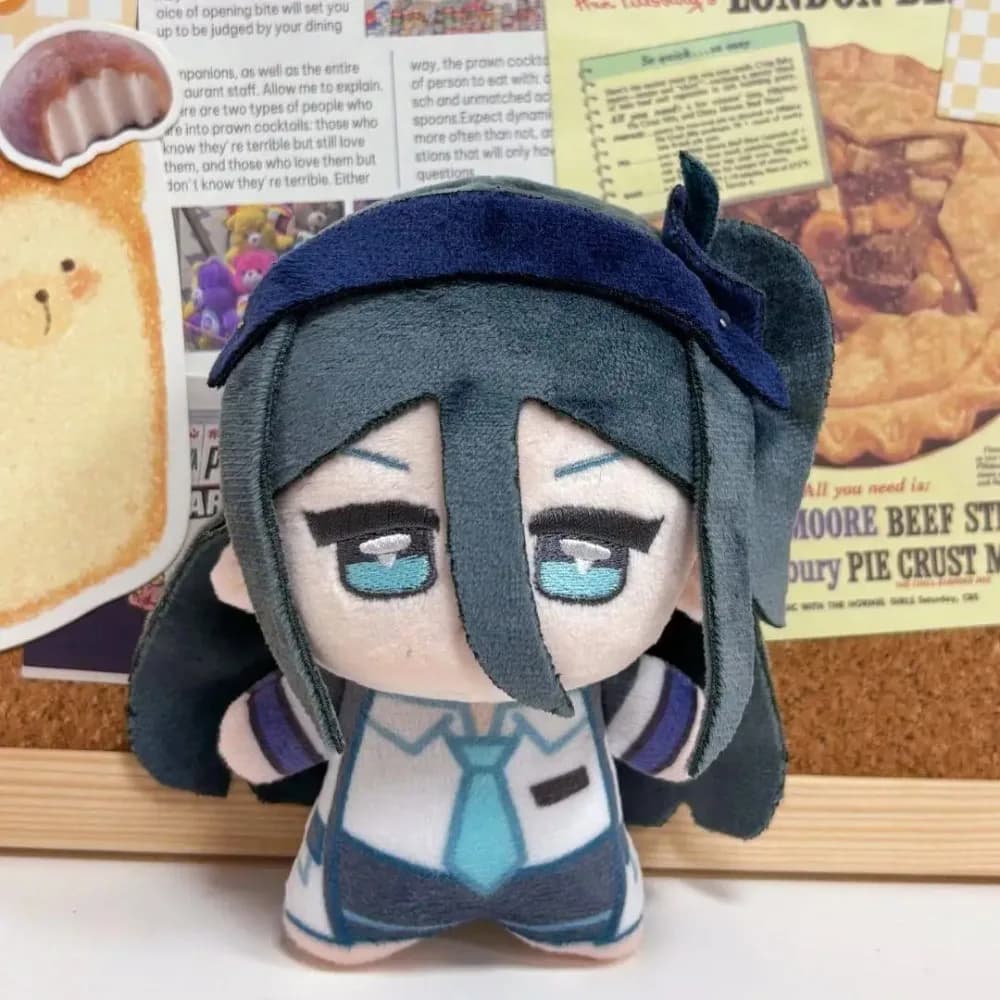 Anime Blue Archive Tendou Arisu Plushie 10cm Stuffed Doll Cartoon Tendou Arisu Plush Figures Toys Decorative Keychain Pandents