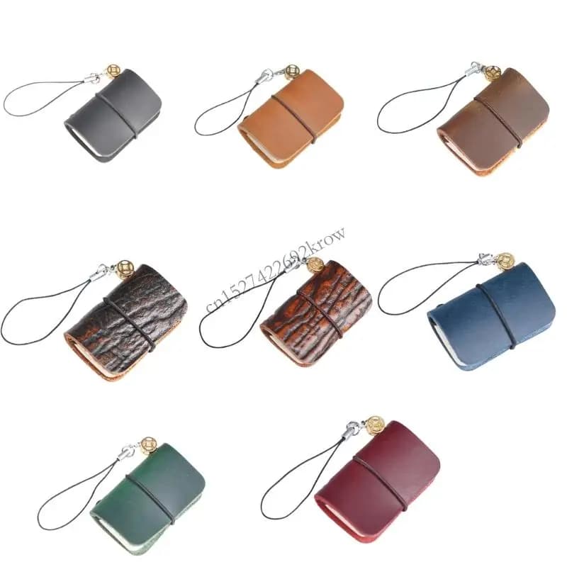 Pocket Sized Notebook With 32 Sheets PU Leather Journal Miniature Memo Pad For Students Artists Journaling Sketching R9CB