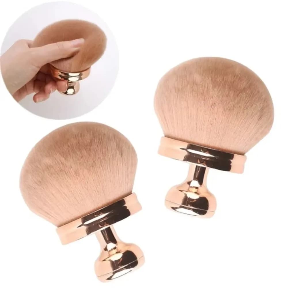 Pennello per trucco corpo extra large Capelli sintetici morbidi Pennello Kabuki a testa larga da 74 mm Pennello professionale per fard in polvere per autoscatto