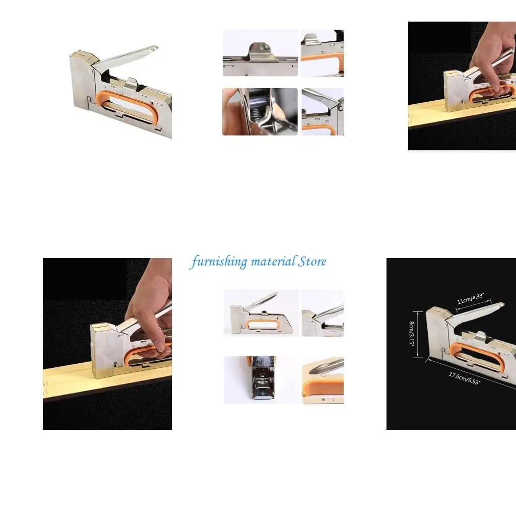 Y5GD Cucitrice sparachiodi Strumento resistente Decorazione domestica fai da te Costruzione mobili per legno Utensile manuale