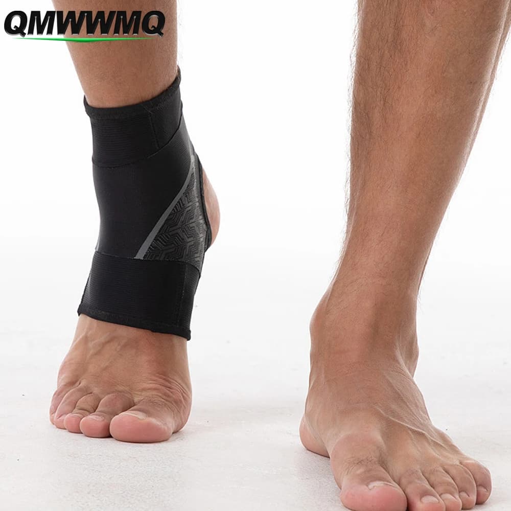 1/2 Pezzi Tutore per Caviglia con Fascia di Compressione Regolabile, Supporto per Caviglia per Trattamento di Distorsioni, Riabilitazione da Infortuni