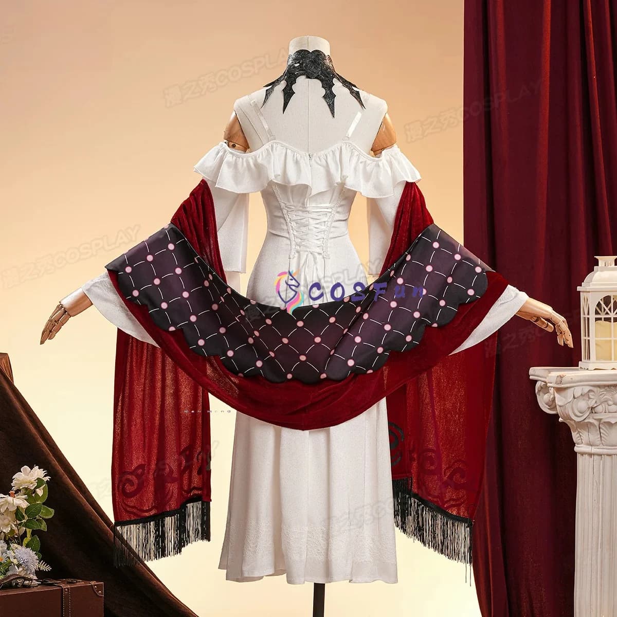 Genshin Impact Rosalyne Cosplay Costume Pajamas Dress Halloween Carnival Party Christmas Play Role Clothes Clothing for Women