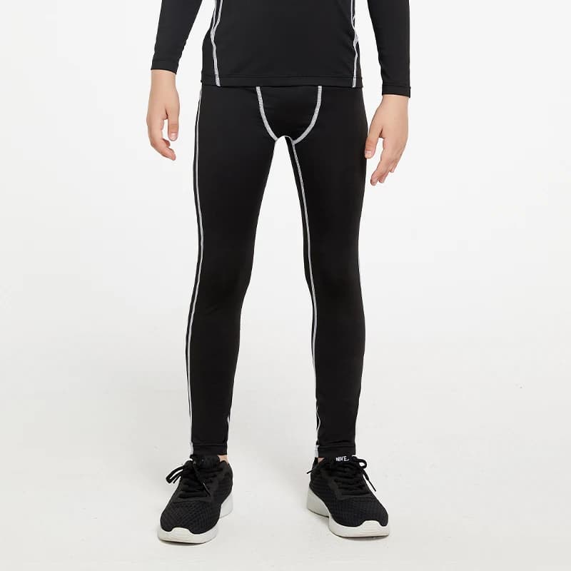 Leggings per bambini Tuta da allenamento per ragazzi Basket Calcio Sport Fitness Pantaloni da corsa traspiranti ad asciugatura rapida