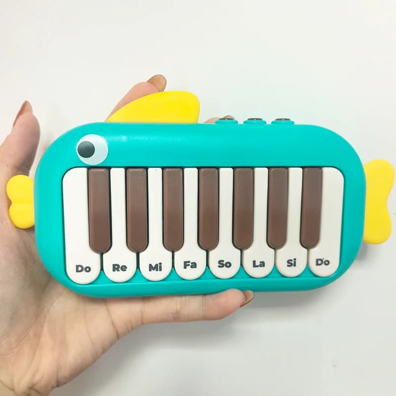 Strumenti musicali per bambini Montessori Musica elettronica multifunzionale Tascabile Tastiera per pianoforte Giocattolo Giochi educativi per bambini