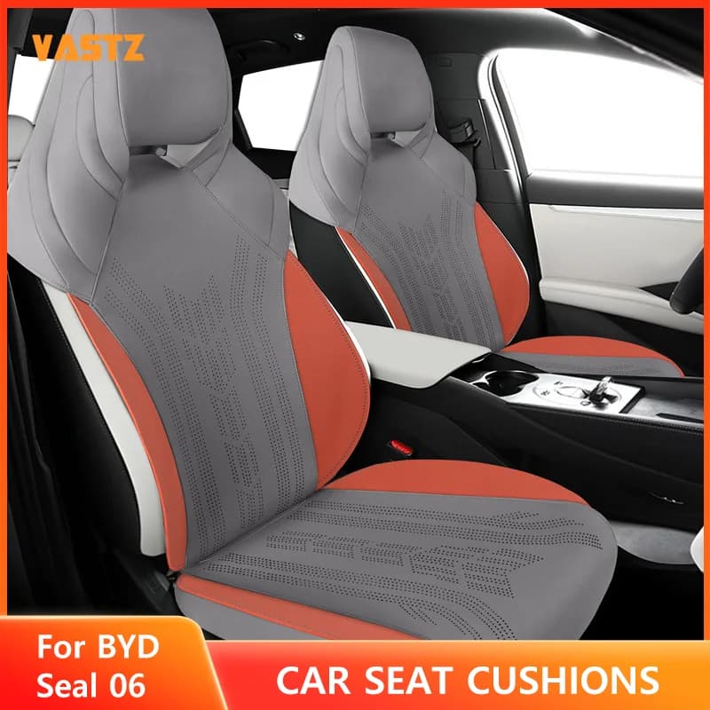 Car Seat cushion Cover for BYD Hiace 06 DM-i Special seat cushion Breathable leather saddle cushion suitable for all seasons