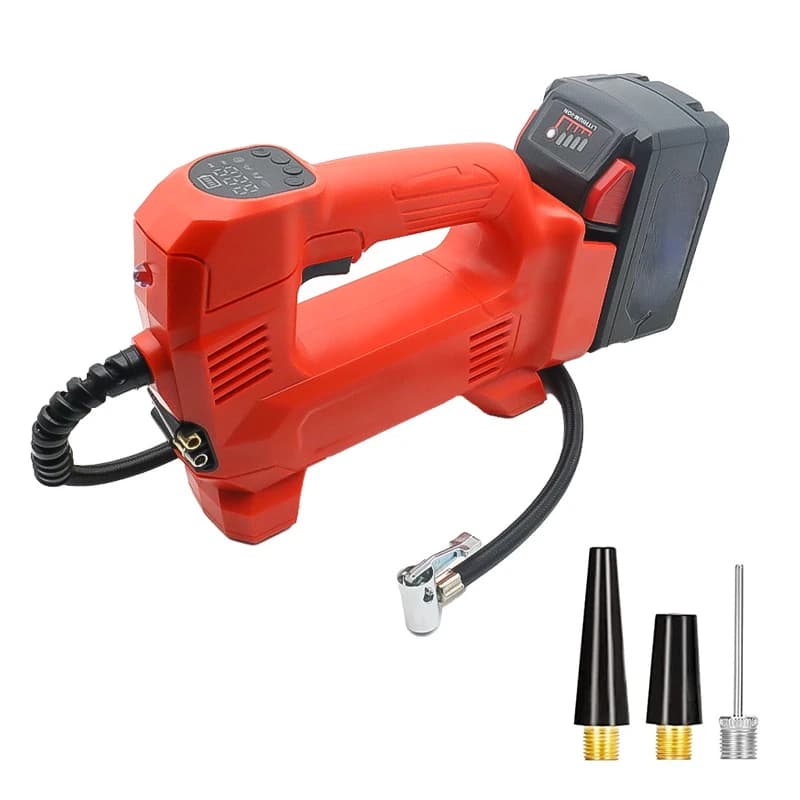 Pompa di aria Pneumatici per biciclette Palline Gonfiatore per pneumatici per auto ricaricabile senza fili portatile per batteria al litio Milwaukee 18V M18 48-11-1890