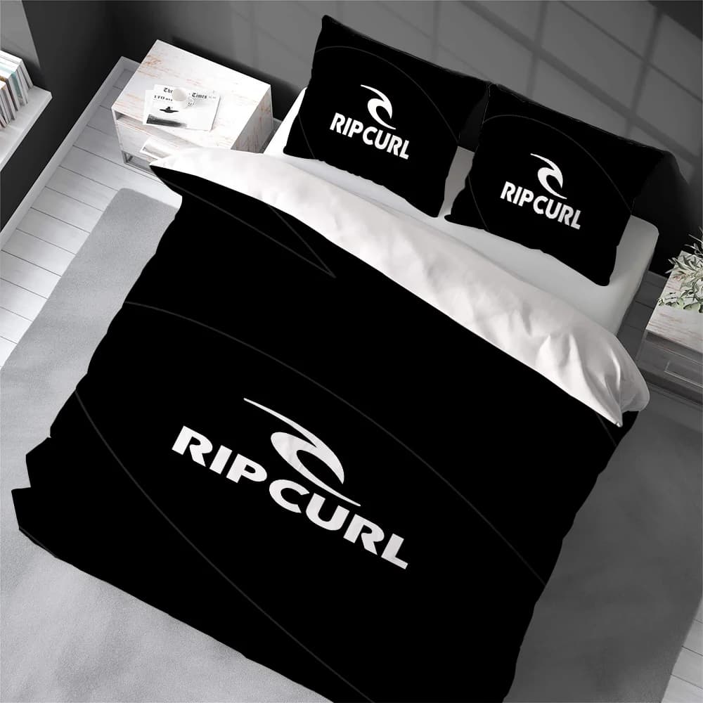 Set Copripiumino R-Rip C-Curl, Stile Casa, Morbido Cotone, Set da Letto in 3 Pezzi, Regalo per Dormitorio Studentesco