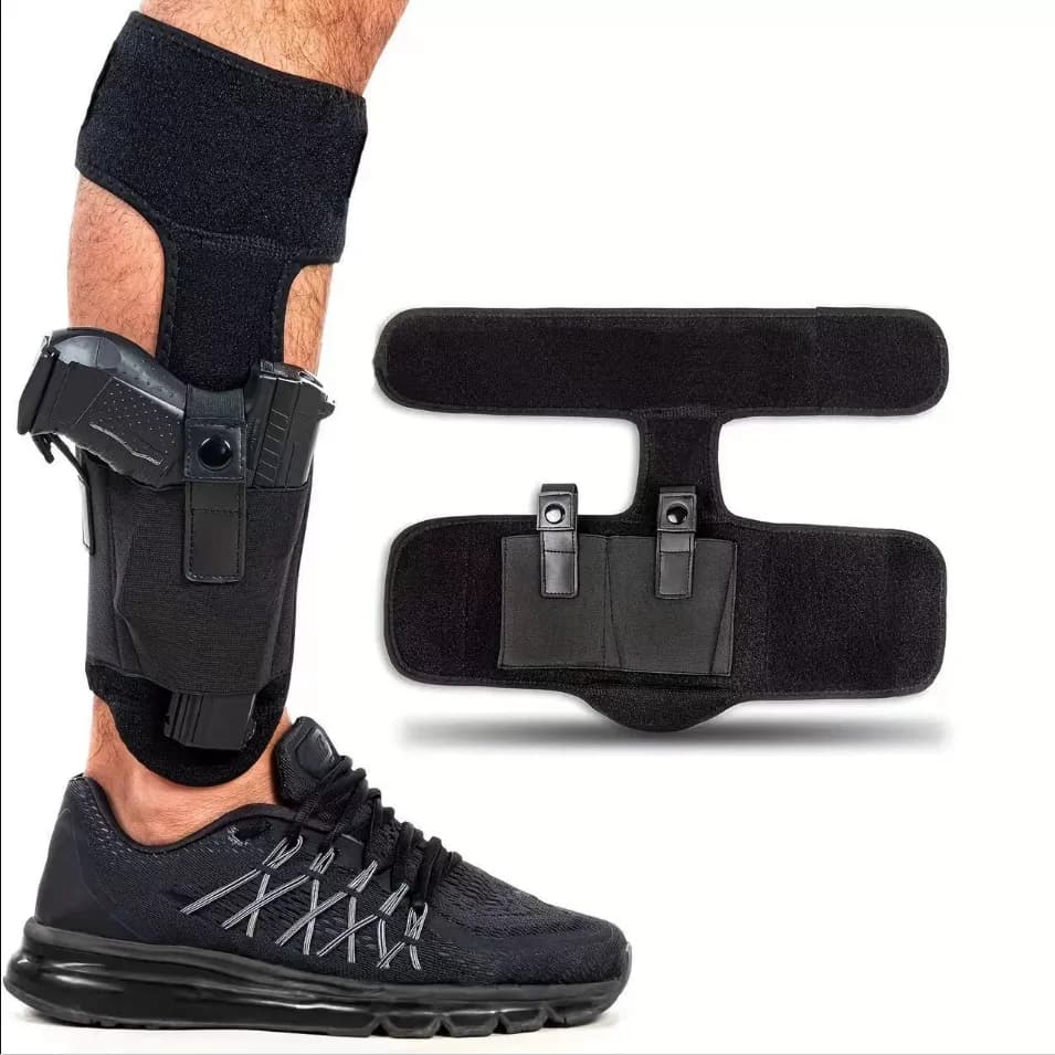 Fondina per polpacci aderente con cinturino portatile per pistola nascosta per esterni Fondina per ghetta nascosta multifunzionale