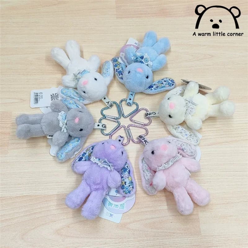 Simpatico coniglietto profumato in peluche, ciondolo per bambola, zaino, portachiavi in peluche, simpatico peluche, regalo di compleanno per ragazza