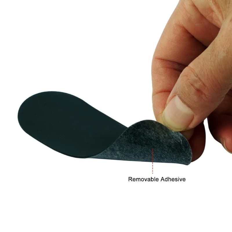 Pacchetto 2 cuscinetti tampone silicone hardware che non marcano protezioni adesive per smorzamento delle vibrazioni del per