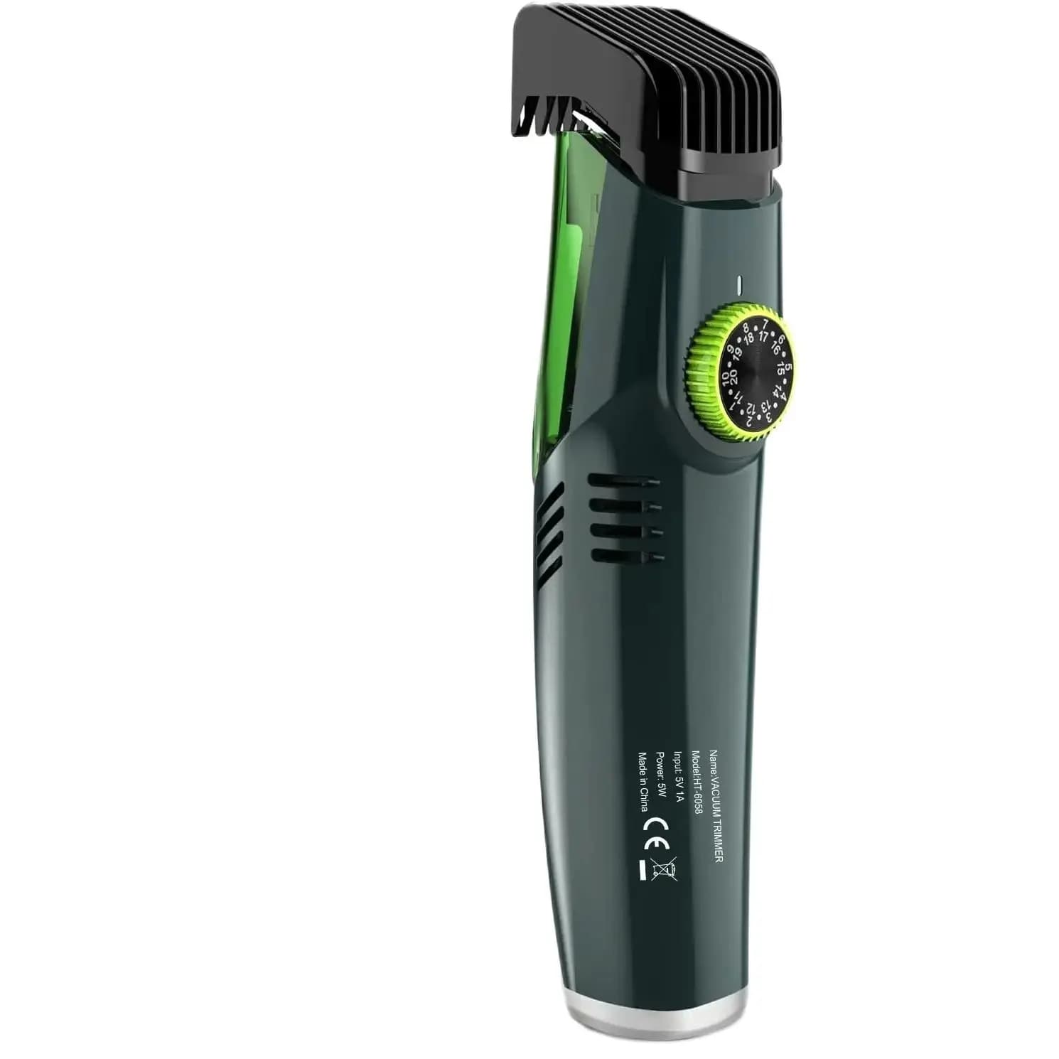 Hatteker Barba Trimmer Men's Cordless Cordless Adjustable Barba Baffi Trimmer With Vacuum Cleaner Bagnato/Secco Haircut Suitable for Travel