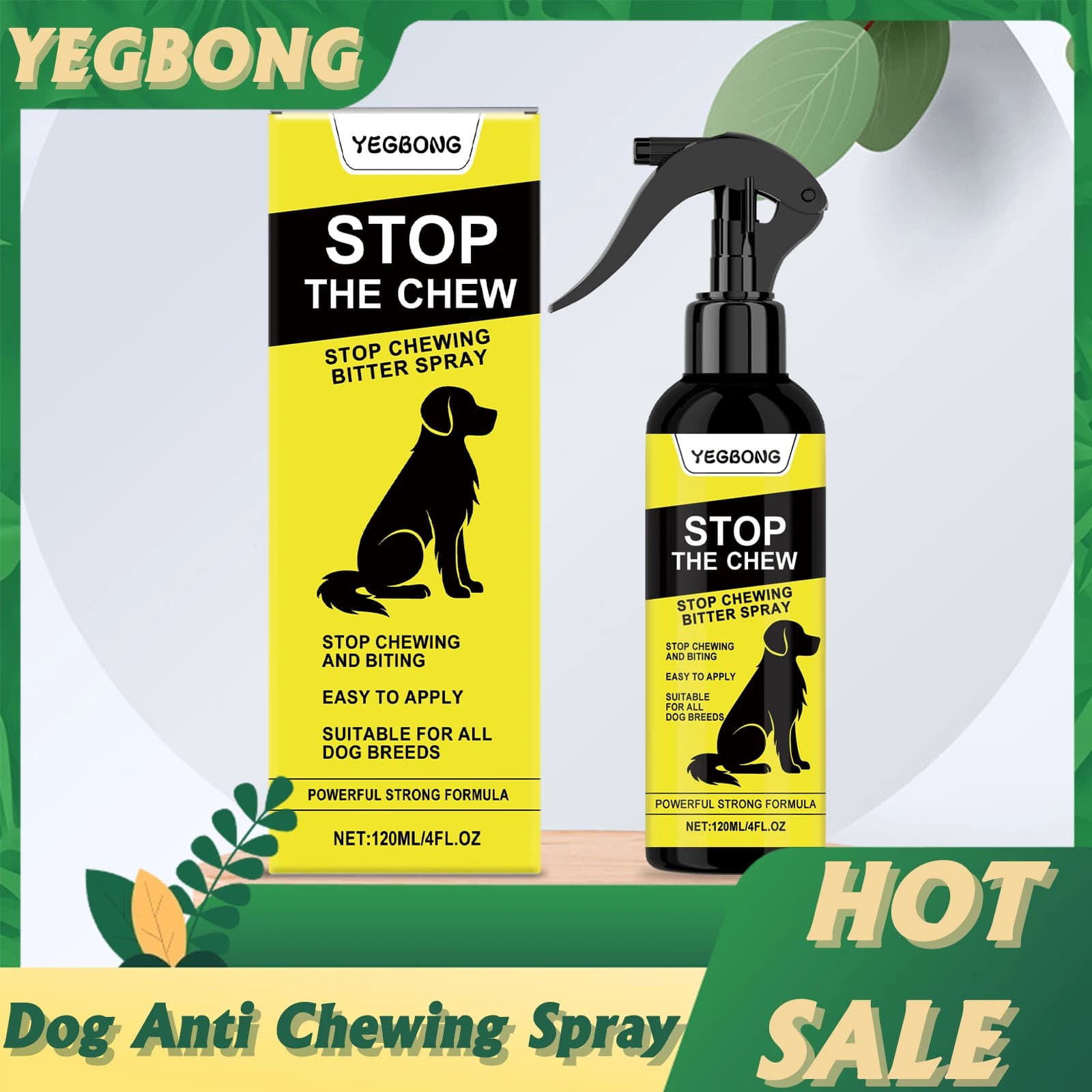 Dog Anti Chewing Spray Reduce Biting Furniture Behavior Develop Good Habits Prevent Licking Wounds Pet Stop Chewing Bitter Spray