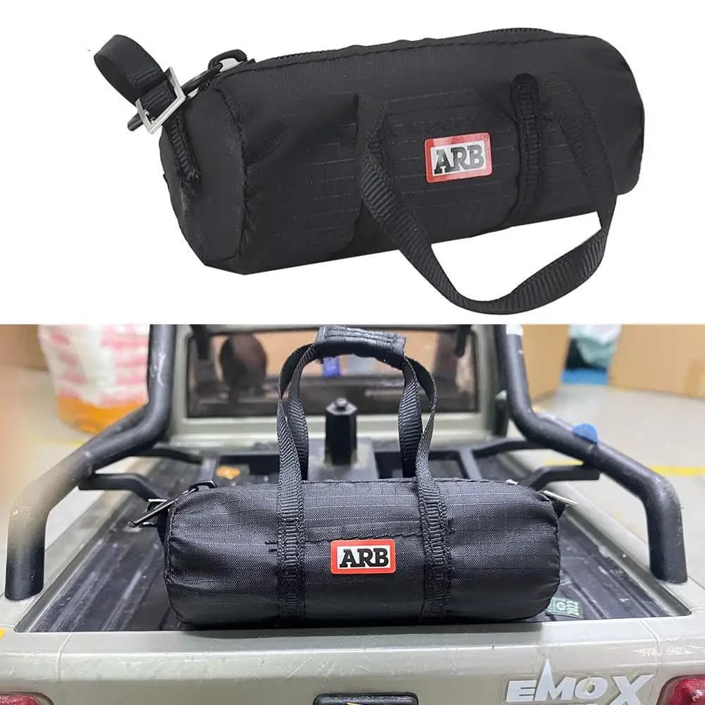 RC Crawler Auto Replica Borsa Simulazione Tetto Borsa Da Viaggio Bilancia Decorazione Borsa Da Bagagli per 1/8 1/10 Rc Crawler Auto Axial Scx10 T